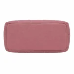 Bagica Women's Leather Top Handle Handbag with Shoulder Strap - Dusty Rose - Image 4